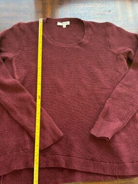 Burgundy Madewell Sweater, size Small